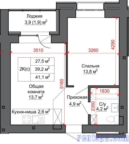 Продам квартиру  в новостройке     
2-к квартира  41.1 м²  на 3 этаже  16-этажного кирпичного дома
