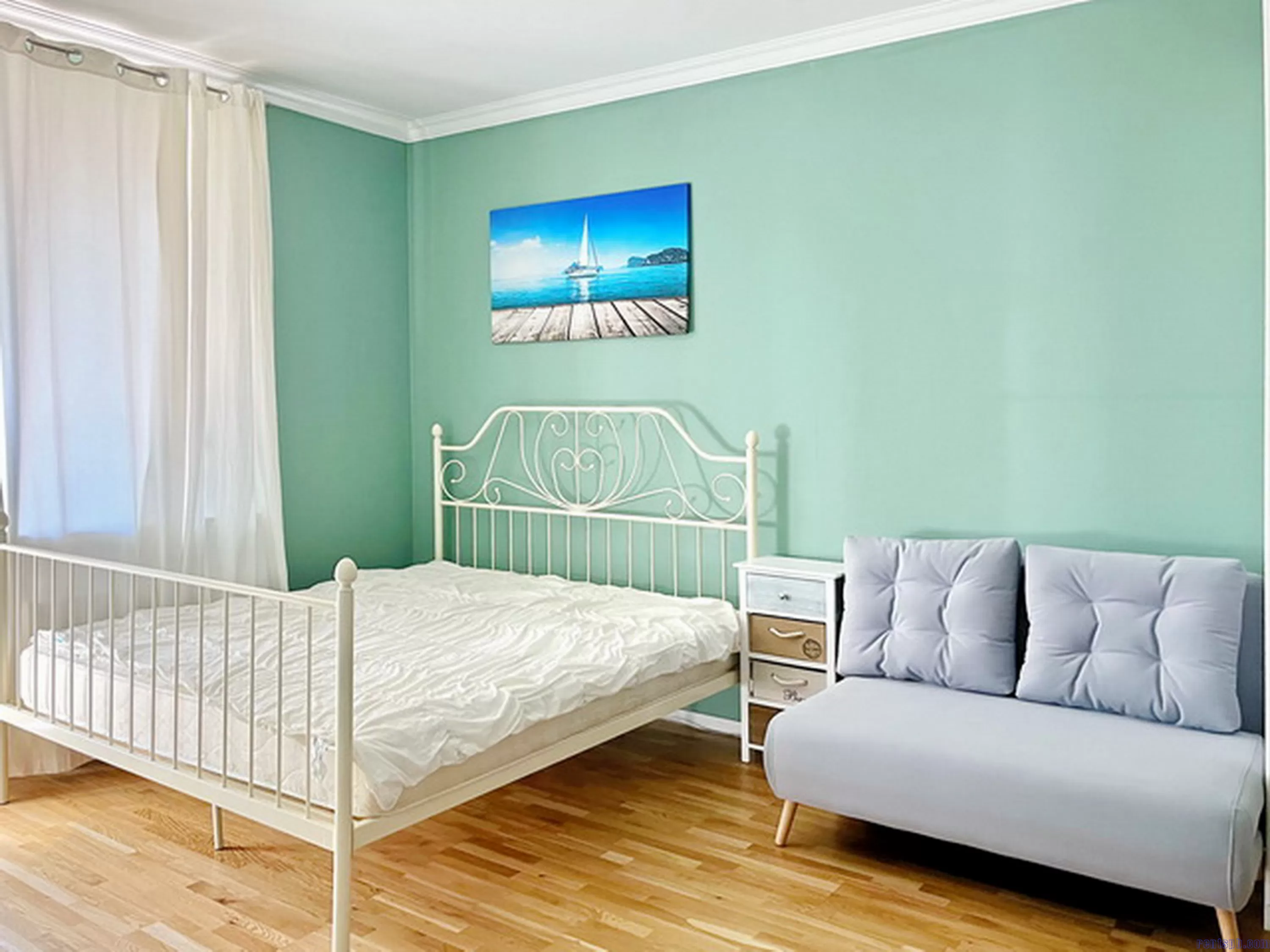 BLUE APARTMENT  у метро Елизаровская Общественный 5