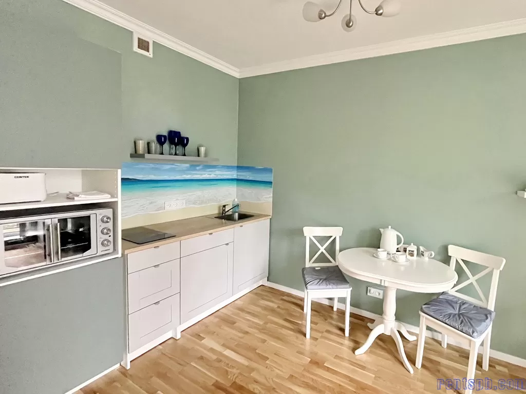 BLUE APARTMENT  у метро Елизаровская Общественный 5