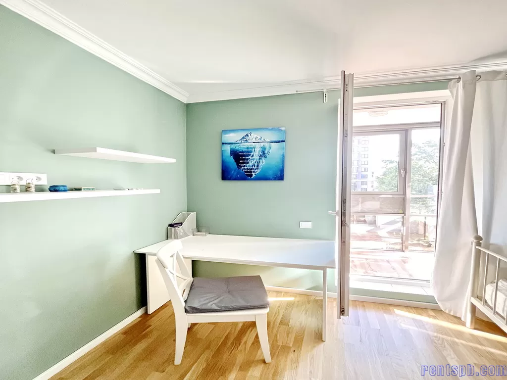 BLUE APARTMENT  у метро Елизаровская Общественный 5