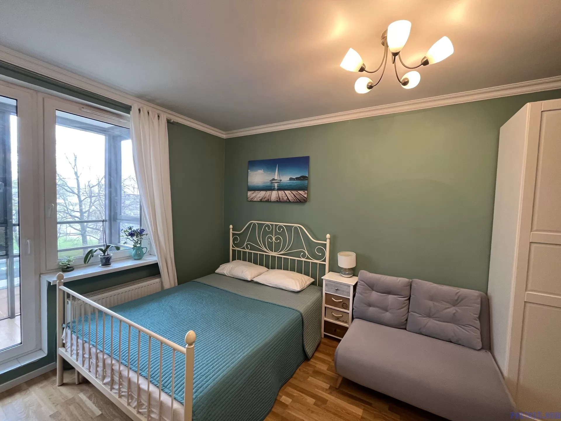 BLUE APARTMENT  у метро Елизаровская Общественный 5