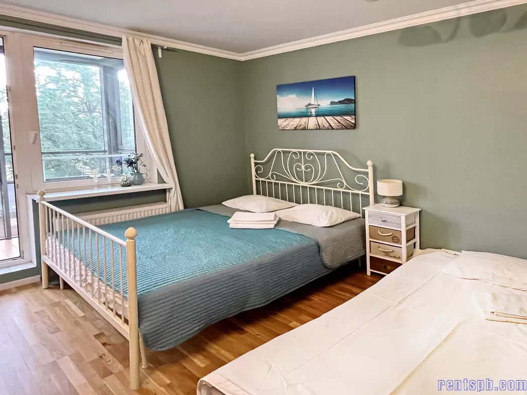 BLUE APARTMENT  у метро Елизаровская Общественный 5